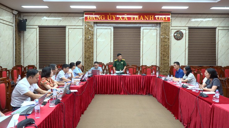 THƯỜNG TRỰC HĐND XÃ THANH OAI GIÁM SÁT CÔNG TÁC GIẢI PHÓNG MẶT BẰNG DỰ ÁN KHU ĐÔ THỊ THỂ THAO OLYMPIC- Ảnh 1.