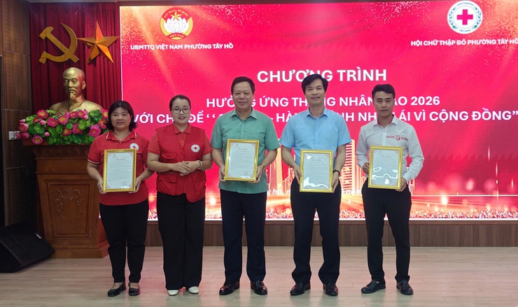 Phường Tây Hồ tổng kết Tháng nhân đạo năm 2026: Lan tỏa hành trình nhân ái vì cộng đồng- Ảnh 8.