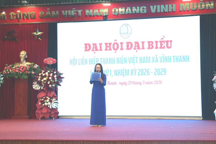 XÃ VĨNH THANH TỔ CHỨC THÀNH CÔNG ĐẠI HỘI ĐẠI BIỂU HỘI LHTN VIỆT NAM XÃ VĨNH THANH LẦN THỨ I, NHIỆM KỲ 2026 – 2029- Ảnh 1.