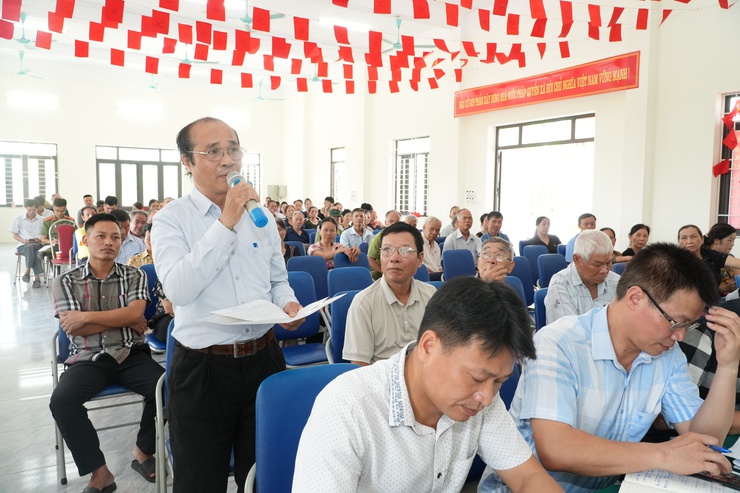 Tổ đại biểu số 4 HĐND xã tiếp xúc cử tri khu vực Phú Yên và thôn Bài Lễ- Ảnh 3.