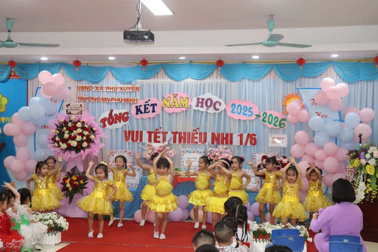 Trường Mầm non Phú Minh rộn ràng lễ tổng kết năm học 2025 - 2026- Ảnh 3.