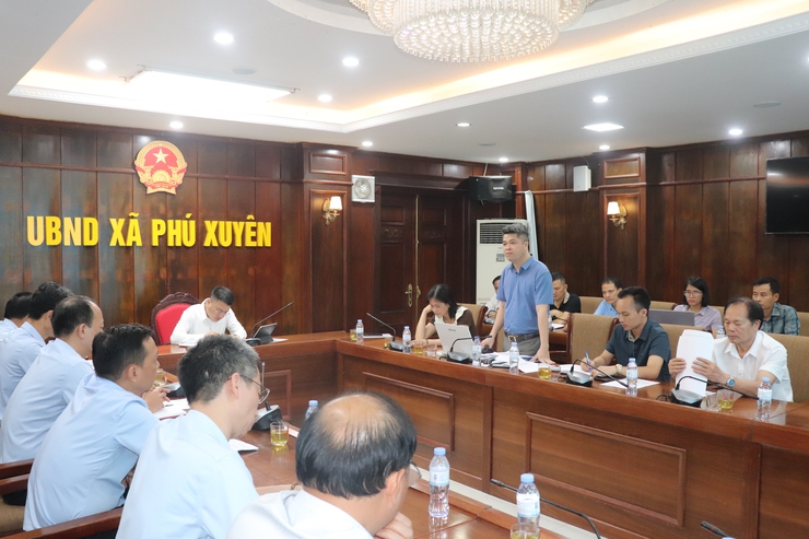 Hội nghị triển khai công tác cấp nước sạch tại một số thôn trên địa bàn xã Phú Xuyên- Ảnh 1.