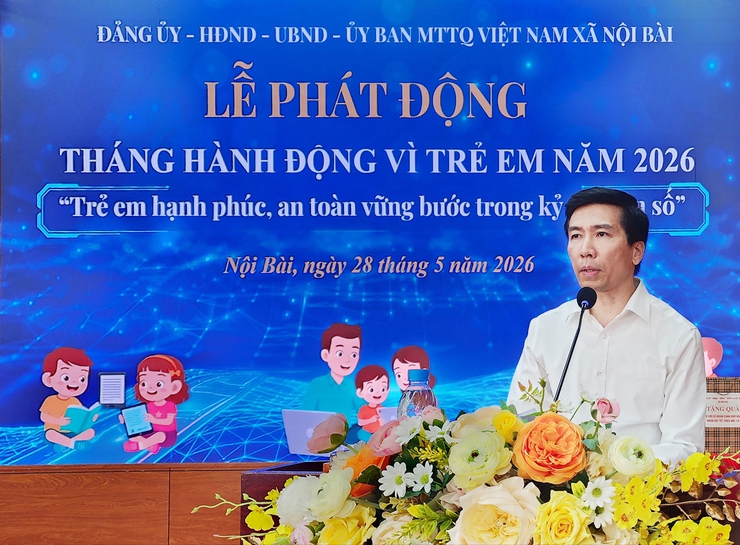 XÃ NỘI BÀI PHÁT ĐỘNG THÁNG HÀNH ĐỘNG VÌ TRẺ EM NĂM 2026- Ảnh 3.