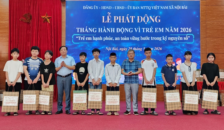 XÃ NỘI BÀI PHÁT ĐỘNG THÁNG HÀNH ĐỘNG VÌ TRẺ EM NĂM 2026- Ảnh 4.