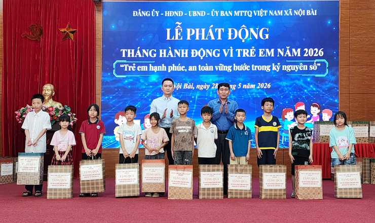 XÃ NỘI BÀI PHÁT ĐỘNG THÁNG HÀNH ĐỘNG VÌ TRẺ EM NĂM 2026- Ảnh 6.