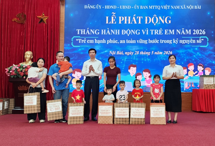 XÃ NỘI BÀI PHÁT ĐỘNG THÁNG HÀNH ĐỘNG VÌ TRẺ EM NĂM 2026- Ảnh 8.