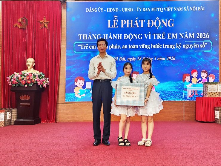 XÃ NỘI BÀI PHÁT ĐỘNG THÁNG HÀNH ĐỘNG VÌ TRẺ EM NĂM 2026- Ảnh 9.