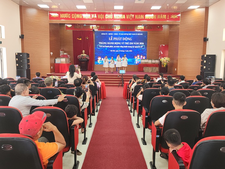 XÃ NỘI BÀI PHÁT ĐỘNG THÁNG HÀNH ĐỘNG VÌ TRẺ EM NĂM 2026- Ảnh 12.