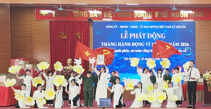 XÃ NỘI BÀI PHÁT ĐỘNG THÁNG HÀNH ĐỘNG VÌ TRẺ EM NĂM 2026- Ảnh 11.