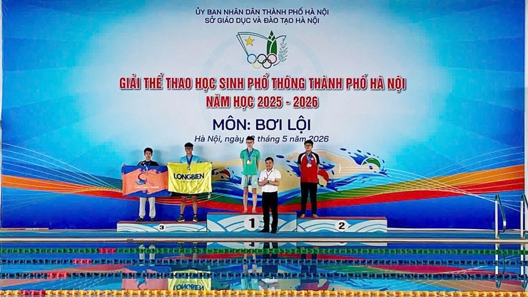 DẤU ẤN ĐOÀN THỂ THAO HỌC SINH PHƯỜNG VĨNH HƯNG THAM GIA GIẢI THỂ THAO HỌC SINH PHỔ THÔNG THÀNH PHỐ HÀ NỘI NĂM HỌC 2025 - 2026- Ảnh 5.