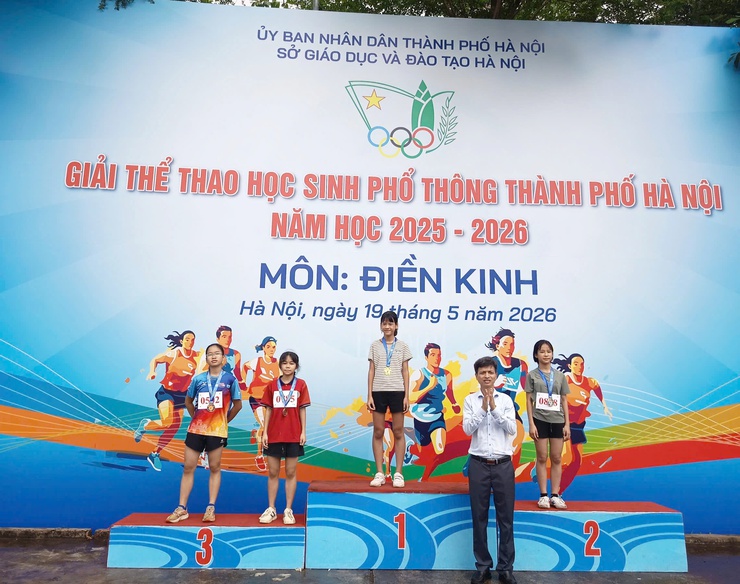DẤU ẤN ĐOÀN THỂ THAO HỌC SINH PHƯỜNG VĨNH HƯNG THAM GIA GIẢI THỂ THAO HỌC SINH PHỔ THÔNG THÀNH PHỐ HÀ NỘI NĂM HỌC 2025 - 2026- Ảnh 3.