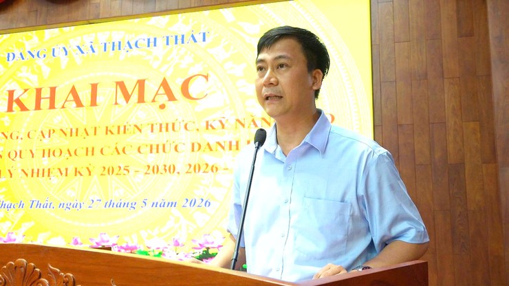 KHAI MẠC LỚP BỒI DƯỠNG, CẬP NHẬT KIẾN THỨC, KỸ NĂNG CHO CÁN BỘ NGUỒN QUY HOẠCH CÁC CHỨC DANH CÁN BỘ LÃNH ĐẠO, QUẢN LÝ DIỆN BAN THƯỜNG VỤ ĐẢNG ỦY QUẢN LÝ NHIỆM KỲ 2025 - 2030, 2026 - 2031- Ảnh 3.
