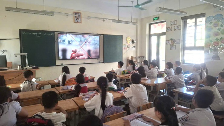Trường Tiểu học Tri Thủy xây dựng “Trường học không khói thuốc” vì sức khỏe học sinh- Ảnh 5.