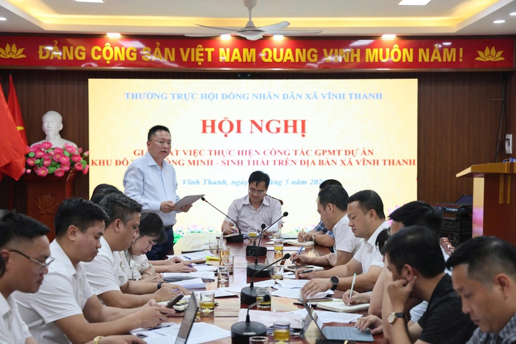 HĐND xã Vĩnh Thanh giám sát tiến độ giải phóng mặt bằng dự án Khu đô thị thông minh - sinh thái- Ảnh 3.