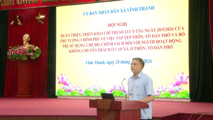 Vĩnh Thanh quyết liệt triển khai Chỉ thị 21, tạo đồng thuận trong sắp xếp thôn, tổ dân phố- Ảnh 1.