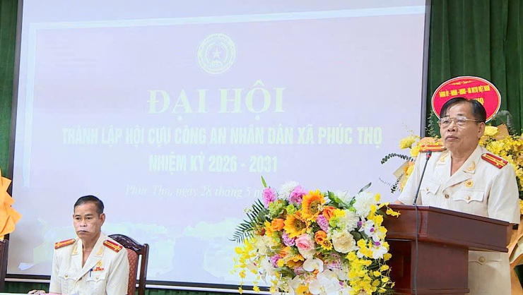 ĐẠI HỘI THÀNH LẬP HỘI CỰU CÔNG AN NHÂN DÂN XÃ PHÚC THỌ, NHIỆM KỲ 2026 – 2031- Ảnh 8.