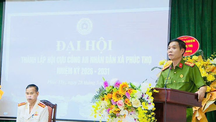 ĐẠI HỘI THÀNH LẬP HỘI CỰU CÔNG AN NHÂN DÂN XÃ PHÚC THỌ, NHIỆM KỲ 2026 – 2031- Ảnh 9.