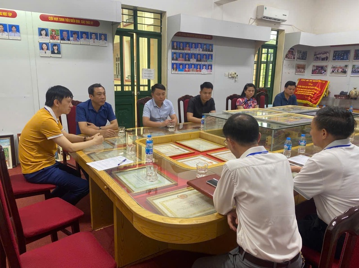 XÃ TRUNG GIÃ KIỂM TRA CÔNG TÁC CHUẨN BỊ KỲ THI TUYỂN SINH VÀO LỚP 10 THPT NĂM HỌC 2026–2027- Ảnh 4.