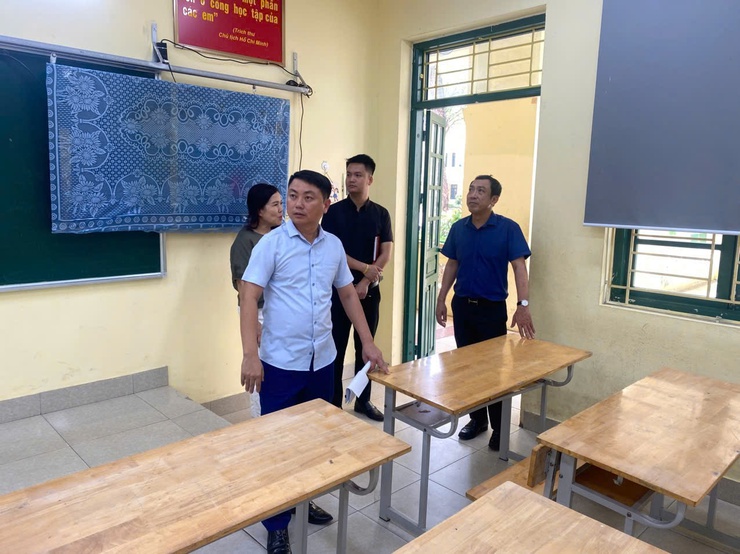 XÃ TRUNG GIÃ KIỂM TRA CÔNG TÁC CHUẨN BỊ KỲ THI TUYỂN SINH VÀO LỚP 10 THPT NĂM HỌC 2026–2027- Ảnh 2.