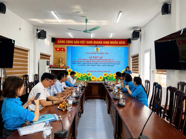 Xã Kiều Phú chú trọng phát triển đoàn viên, thành lập công đoàn cơ sở- Ảnh 1.