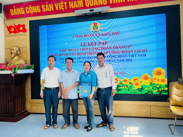 Xã Kiều Phú chú trọng phát triển đoàn viên, thành lập công đoàn cơ sở- Ảnh 3.