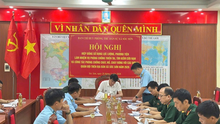 XÃ SÓC SƠN HIỆP ĐỒNG LỰC LƯỢNG, PHƯƠNG TIỆN PHÒNG CHỐNG THIÊN TAI VÀ TÌM KIẾM CỨU NẠN NĂM 2026- Ảnh 3.