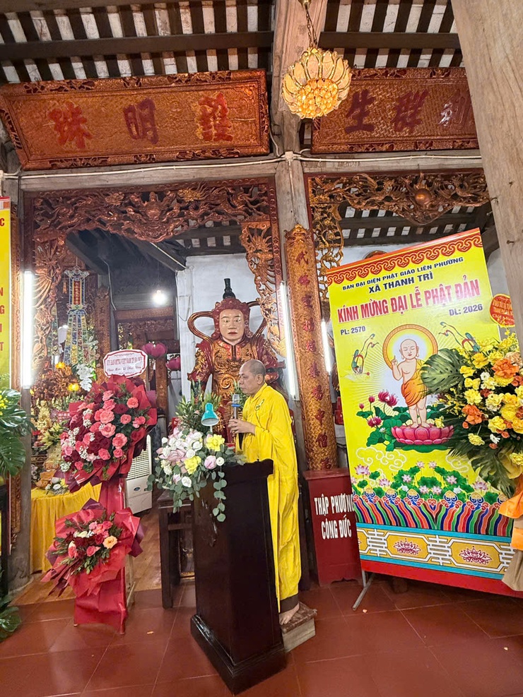 XÃ ĐẠI THANH: THAM DỰ ĐẠI LỄ PHẬT ĐẢN PL.2570 – DL.2026 VÀ LỄ MỘC DỤC TẠI CHÙA LINH THÔNG, CHÙA VĂN ĐIỂN- Ảnh 5.