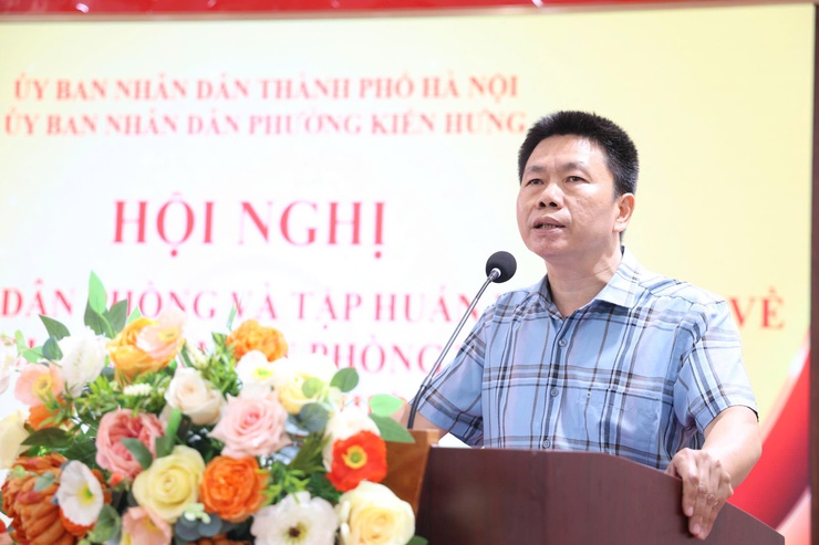 Phường Kiến Hưng ra mắt 36 Đội dân phòng và tập huấn nghiệp vụ PCCC & CNCH cho 690 thành viên- Ảnh 2.