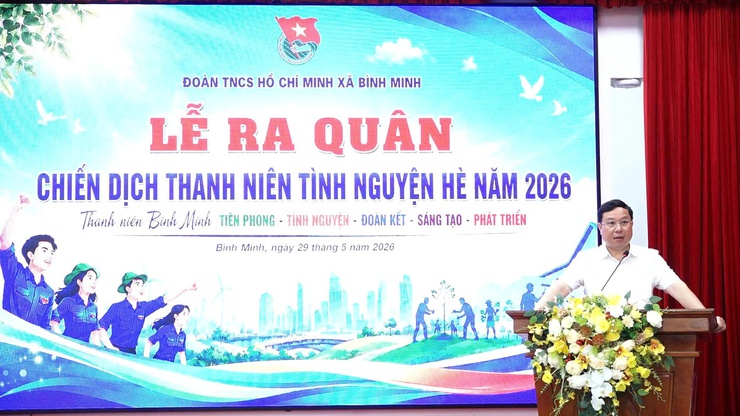 Tuổi trẻ Bình Minh ra quân Chiến dịch Thanh niên tình nguyện hè năm 2026- Ảnh 2.