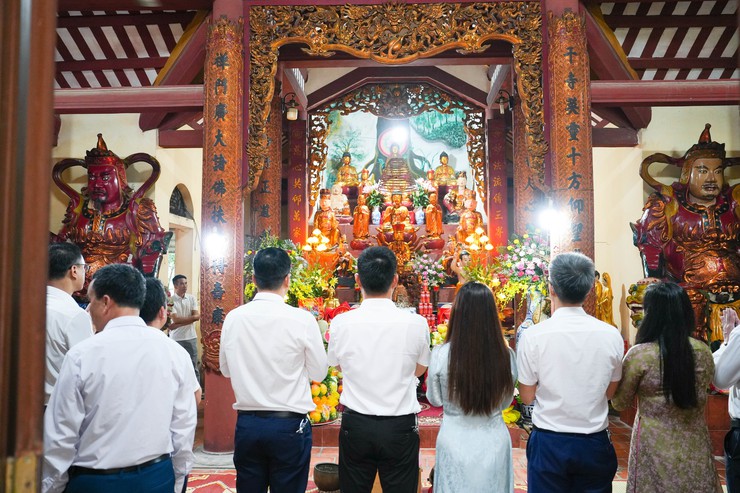 Lễ đón nhận bằng xếp hạng di tích cấp Thành Phố&nbsp;Chùa Đình Tổ (Chùa Thanh Thiên Tự)- Ảnh 12.