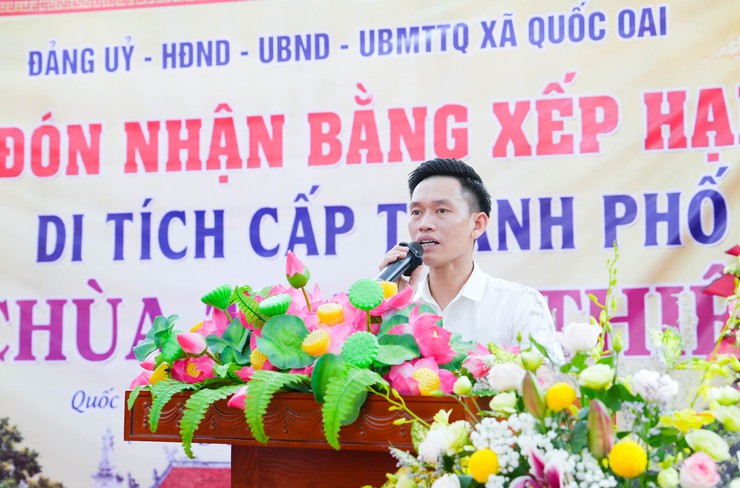 Lễ đón nhận bằng xếp hạng di tích cấp Thành Phố&nbsp;Chùa Đình Tổ (Chùa Thanh Thiên Tự)- Ảnh 6.