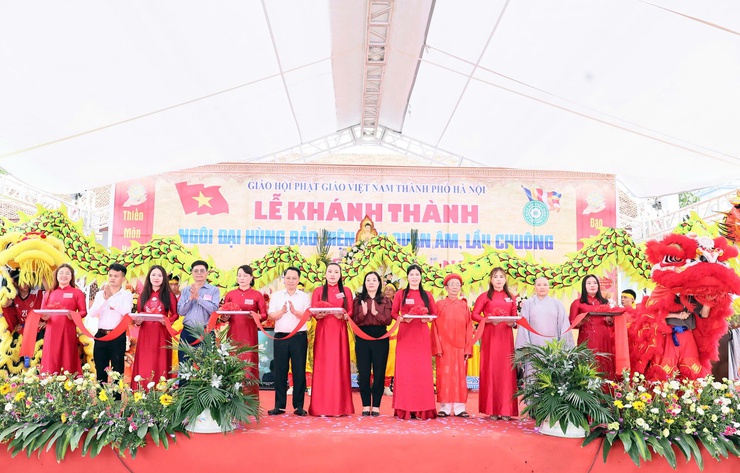 Khánh thành ngôi Đại Hùng Bảo Điện, Lầu Quan Âm và Lầu Chuông chùa Sùng Khánh- Ảnh 5.