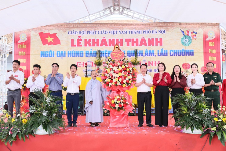 Khánh thành ngôi Đại Hùng Bảo Điện, Lầu Quan Âm và Lầu Chuông chùa Sùng Khánh- Ảnh 1.