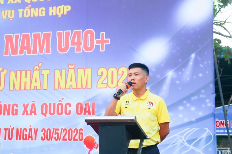 Khai mạc giải bóng đá U40+ xã Quốc Oai lần thứ I năm 2026- Ảnh 10.