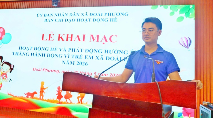 Xã Đoài Phương khai mạc hoạt động hè và phát động Tháng hành động vì trẻ em năm 2026- Ảnh 7.