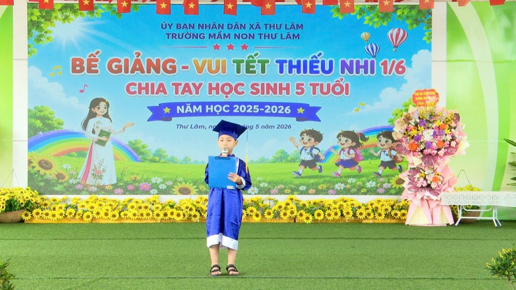 TRƯỜNG MẦM NON THƯ LÂM TỔ CHỨC BẾ GIẢNG NĂM HỌC 2025 – 2026, CHIA TAY HỌC SINH 5 TUỔI VÀ VUI TẾT THIẾU NHI 1/6- Ảnh 24.