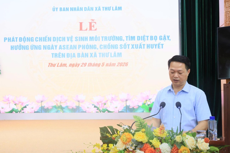 Ủy ban nhân dân xã Thư Lâm tổ chức Lễ phát động chiến dịch vệ sinh môi trường, tìm diệt bọ gậy hưởng ứng Ngày ASEAN phòng, chống sốt xuất huyết- Ảnh 10.