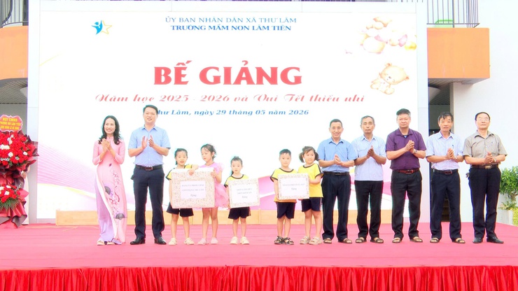 TRƯỜNG MẦM NON LÂM TIÊN TỔ CHỨC LỄ BẾ GIẢNG NĂM HỌC 2025 – 2026 VÀ VUI TẾT THIẾU NHI 1/6- Ảnh 4.