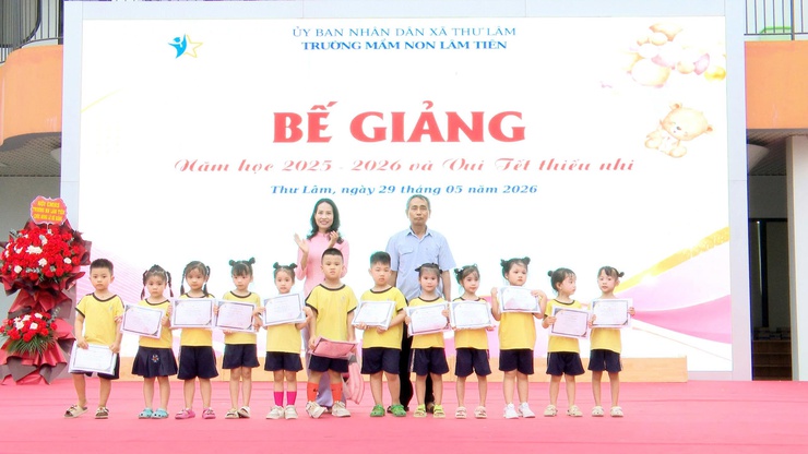 TRƯỜNG MẦM NON LÂM TIÊN TỔ CHỨC LỄ BẾ GIẢNG NĂM HỌC 2025 – 2026 VÀ VUI TẾT THIẾU NHI 1/6- Ảnh 26.