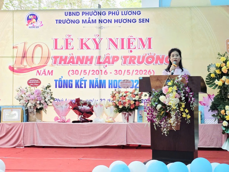 Trường Mầm non Hương Sen Kỷ niệm 10 năm thành lập : Phấn đấu xây dựng ngôi trường Hạnh phúc- Ảnh 7.
