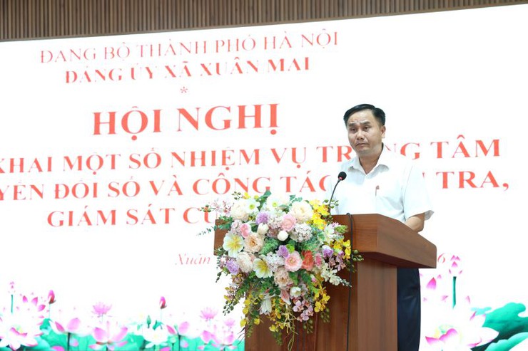 Xuân Mai triển khai một số nhiệm vụ trọng tâm về chuyển đổi số và công tác kiểm tra giám sát của Đảng- Ảnh 3.