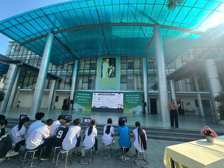 Sẵn sàng hành trang vào lớp 10: Trường THCS Linh Đàm phổ biến quy chế và đồng hành cùng sĩ tử lớp 9- Ảnh 3.