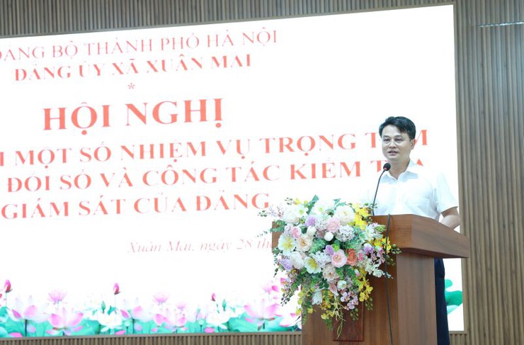 Xuân Mai triển khai một số nhiệm vụ trọng tâm về chuyển đổi số và công tác kiểm tra giám sát của Đảng- Ảnh 7.