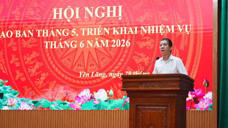 Giao ban công tác tháng 5, triển khai nhiệm vụ trọng tâm tháng 6- Ảnh 5.