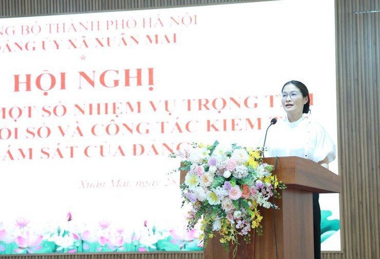 Xuân Mai triển khai một số nhiệm vụ trọng tâm về chuyển đổi số và công tác kiểm tra giám sát của Đảng- Ảnh 6.