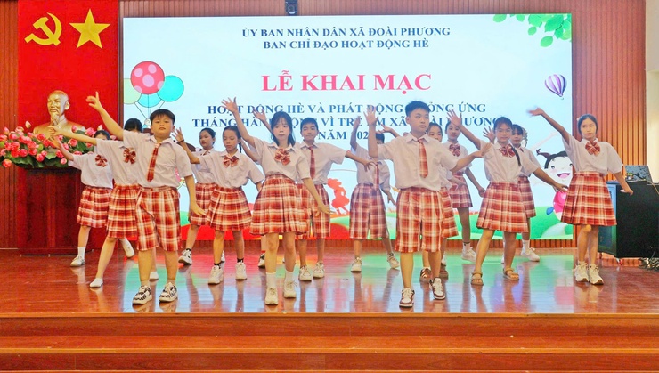 Xã Đoài Phương khai mạc hoạt động hè và phát động Tháng hành động vì trẻ em năm 2026- Ảnh 4.