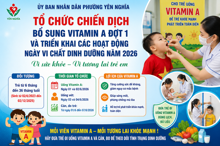 Vì sự phát triển toàn diện của trẻ em – Hãy đưa trẻ đi uống Vitamin A đúng thời gian quy định- Ảnh 1.