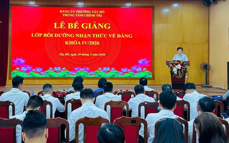 98 học viên hoàn thành lớp bồi dưỡng nhận thức về Đảng khóa IV/2026- Ảnh 1.
