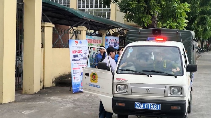 Công an xã Dương Hoà triển khai công tác tiếp sức mùa thi kỳ thi vào lớp 10 THPT năm 2026- Ảnh 5.