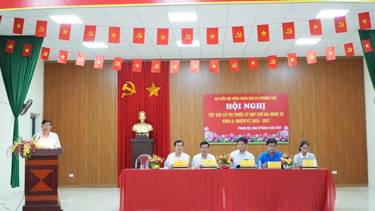 TỔ ĐẠI BIỂU SỐ 1 HĐND XÃ PHƯỢNG DỰC LẮNG NGHE, TIẾP THU Ý KIẾN CỬ TRI TRƯỚC KỲ HỌP THỨ HAI - Ảnh 1.